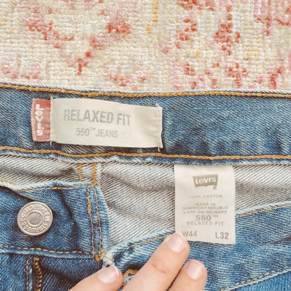 Levi's, Men's Vintage Straight Blue Jeans - Picture 3 of 3